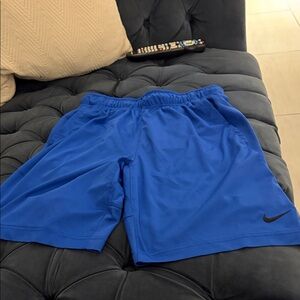 Nike Men's Vibrant Blue Sports Shorts